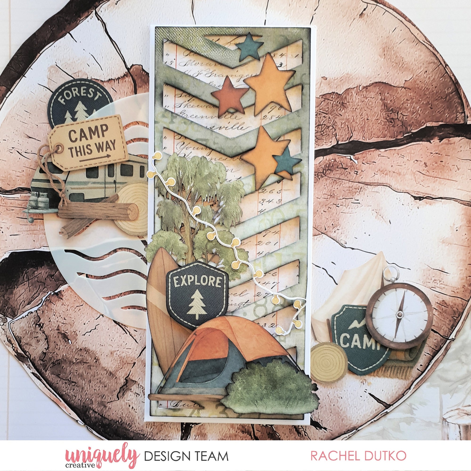 EXPLORE SLIMLINE CARD - RACHEL DUTKO