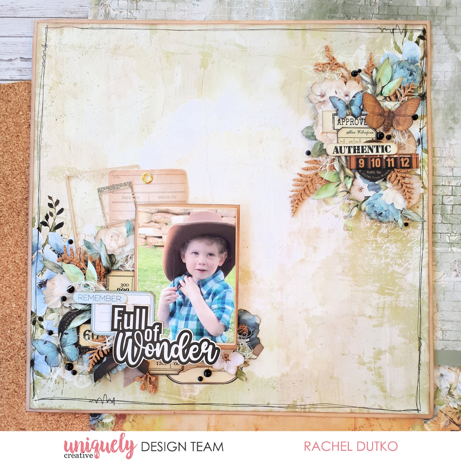 FULL OF WONDER LAYOUT - RACHEL DUTKO