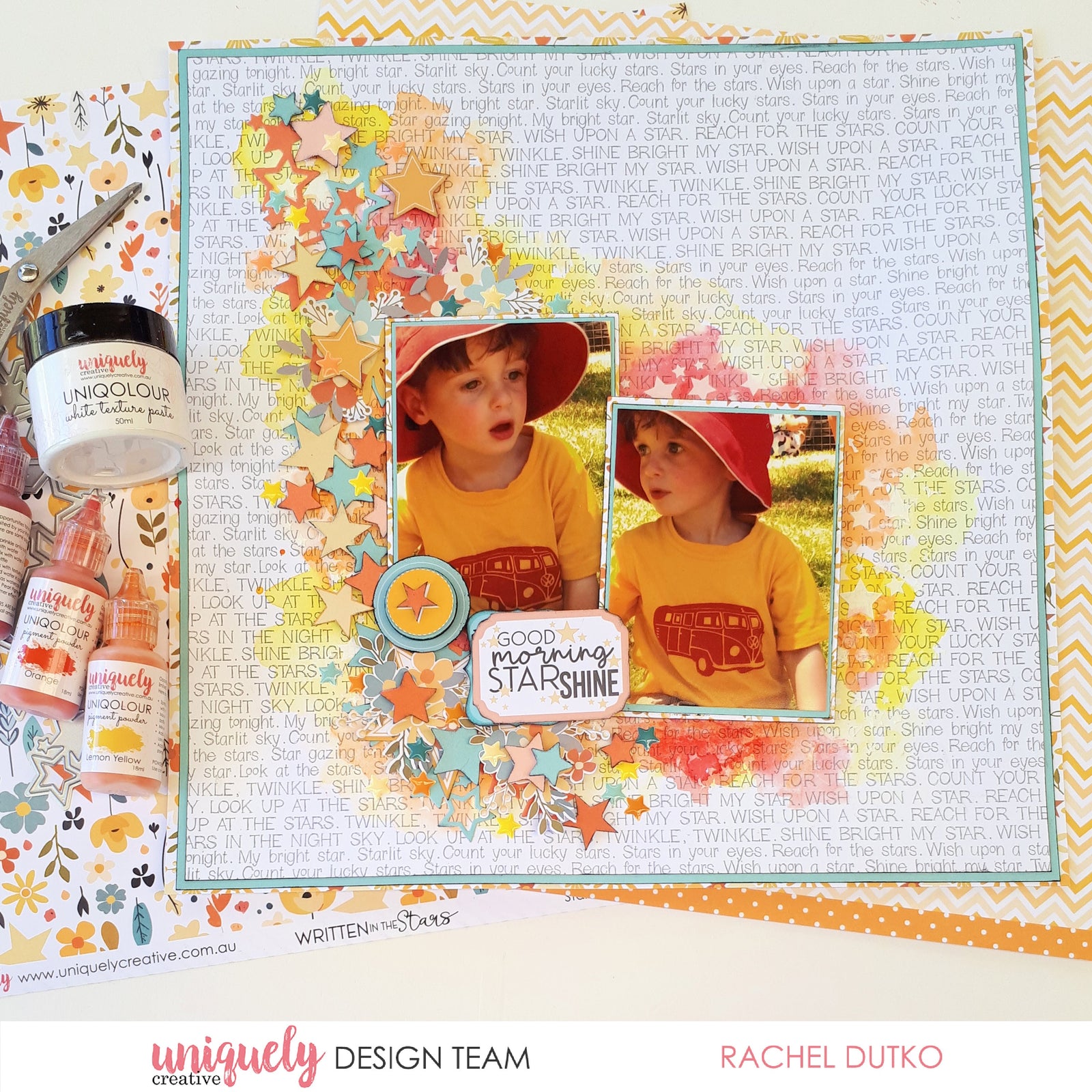 GOOD MORNING STARSHINE LAYOUT - RACHEL DUTKO