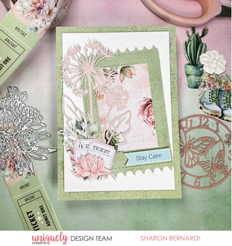 STAY CALM CARD  - SHARON BERNARDI