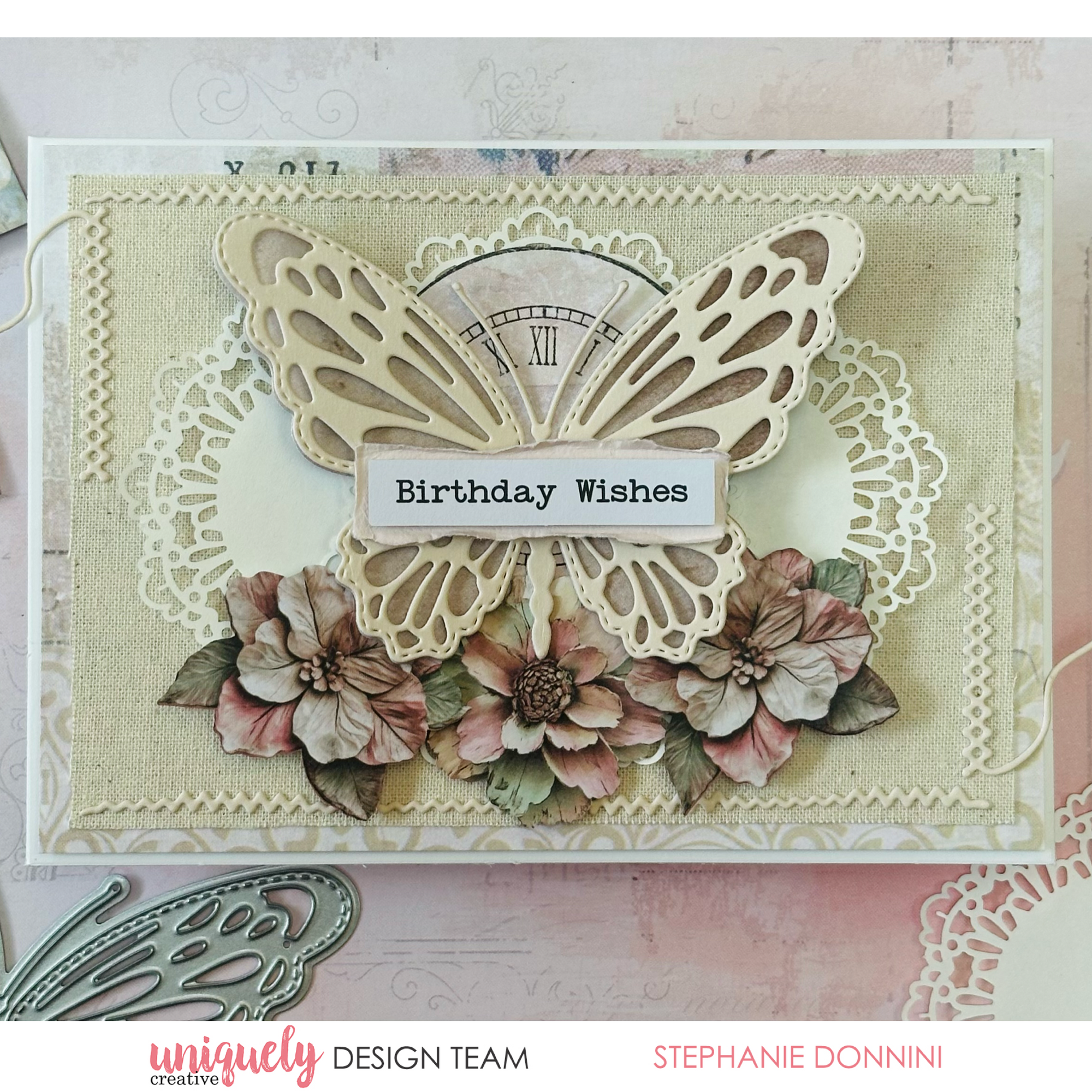 BIRTHDAY WISHES CARD TUTORIAL - STEPHANIE DONNINI