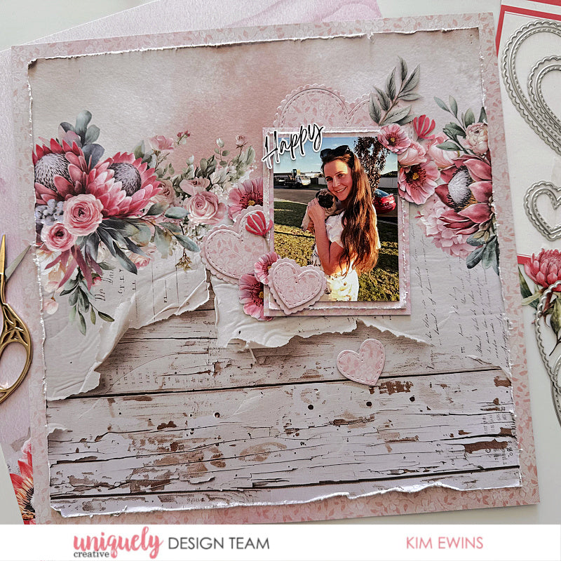 HAPPY LAYOUT TUTORIAL - KIM EWINS
