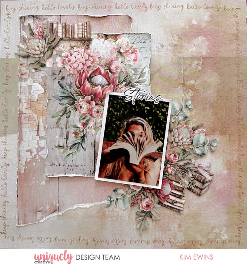 STORIES LAYOUT TUTORIAL - KIM EWINS