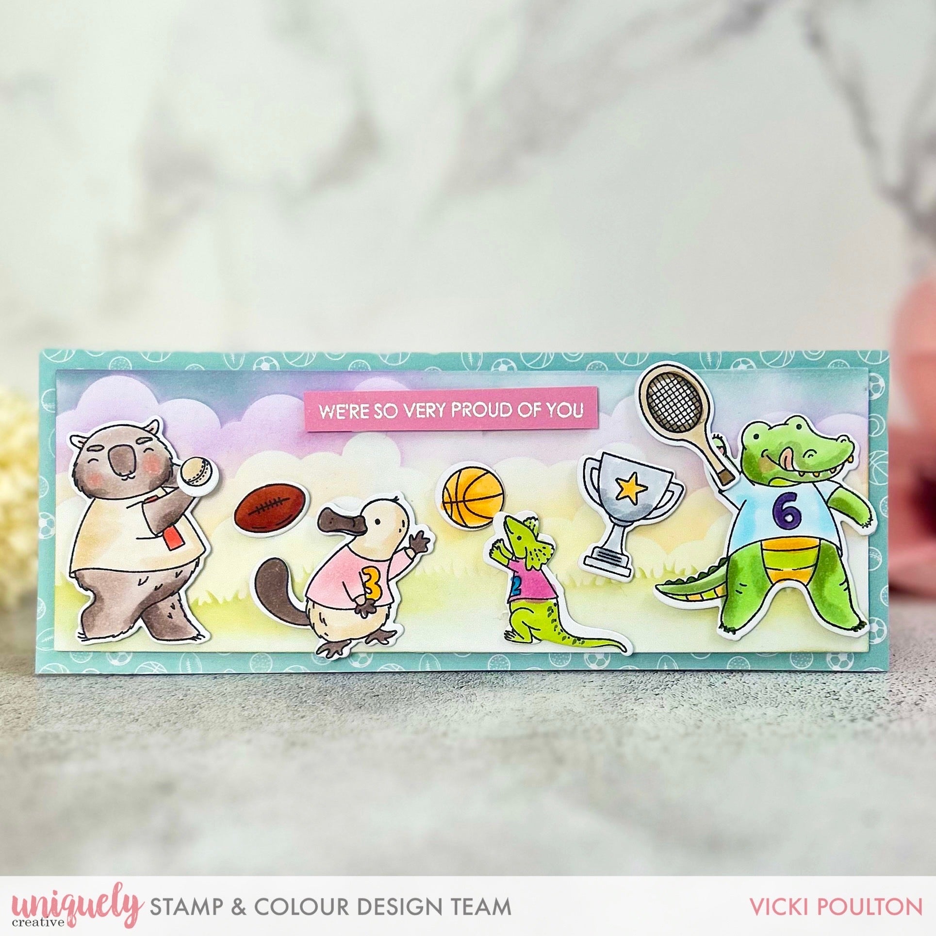 So Very Proud Of You Tutorial + Bonus Card - Vicki Poulton
