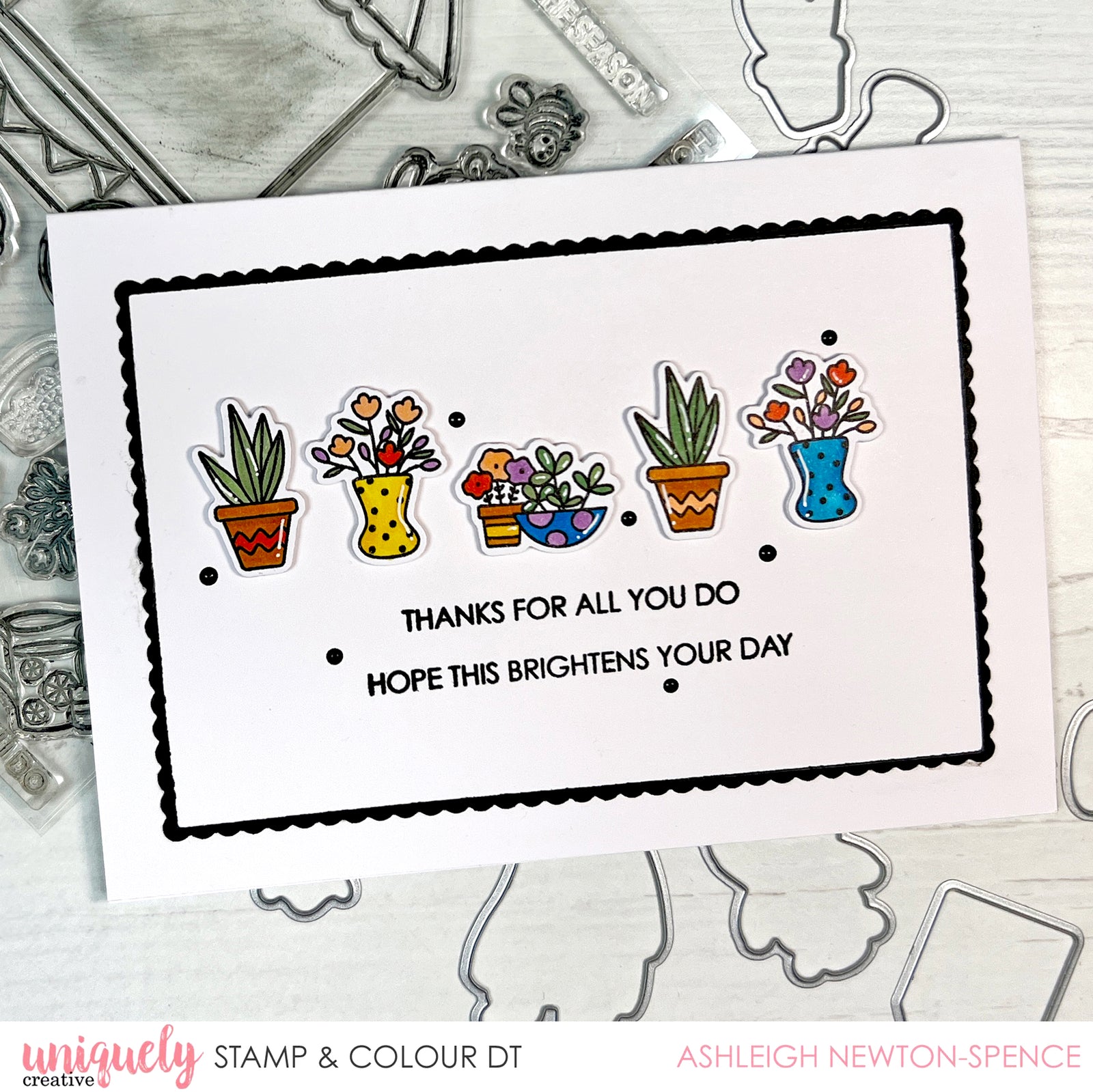 A Floral Thanks Tutorial - Ashleigh Newton-Spence