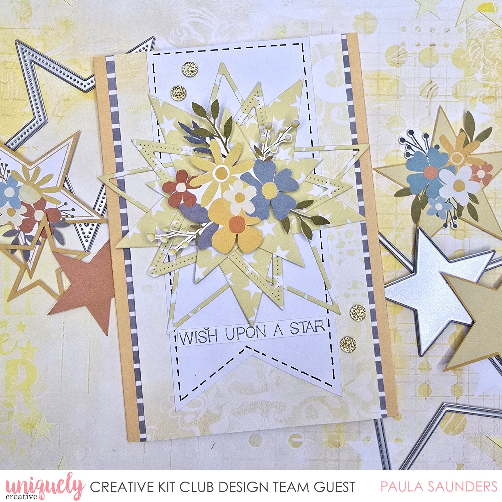WISH UPON A STAR CARD - PAULA SAUNDERS
