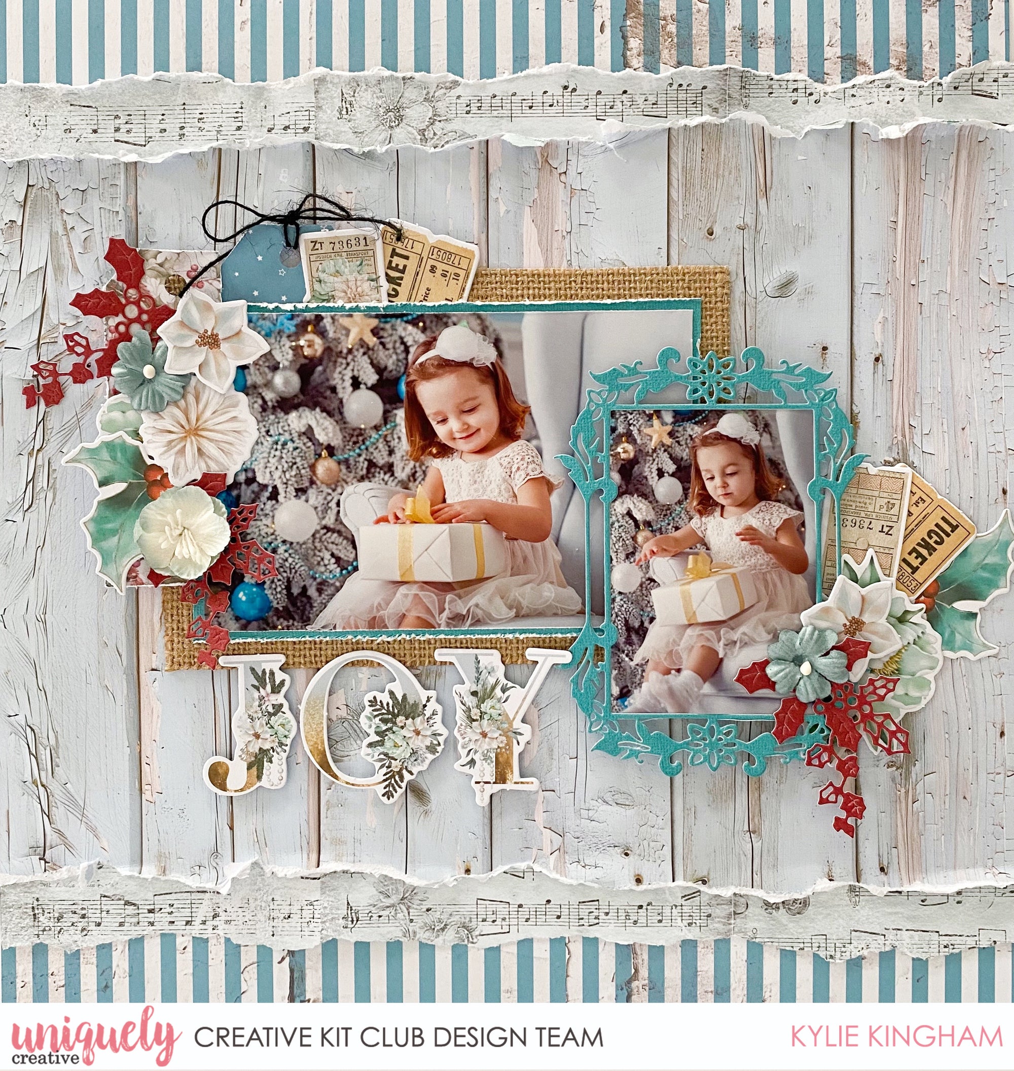JOY LAYOUT TUTORIAL - KYLIE KINGHAM