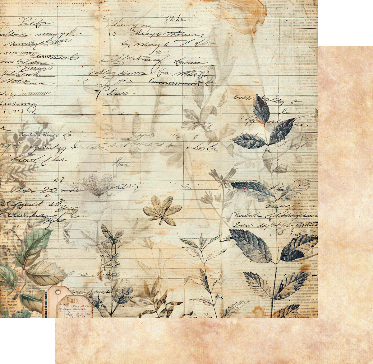 Botanical Ledger Paper