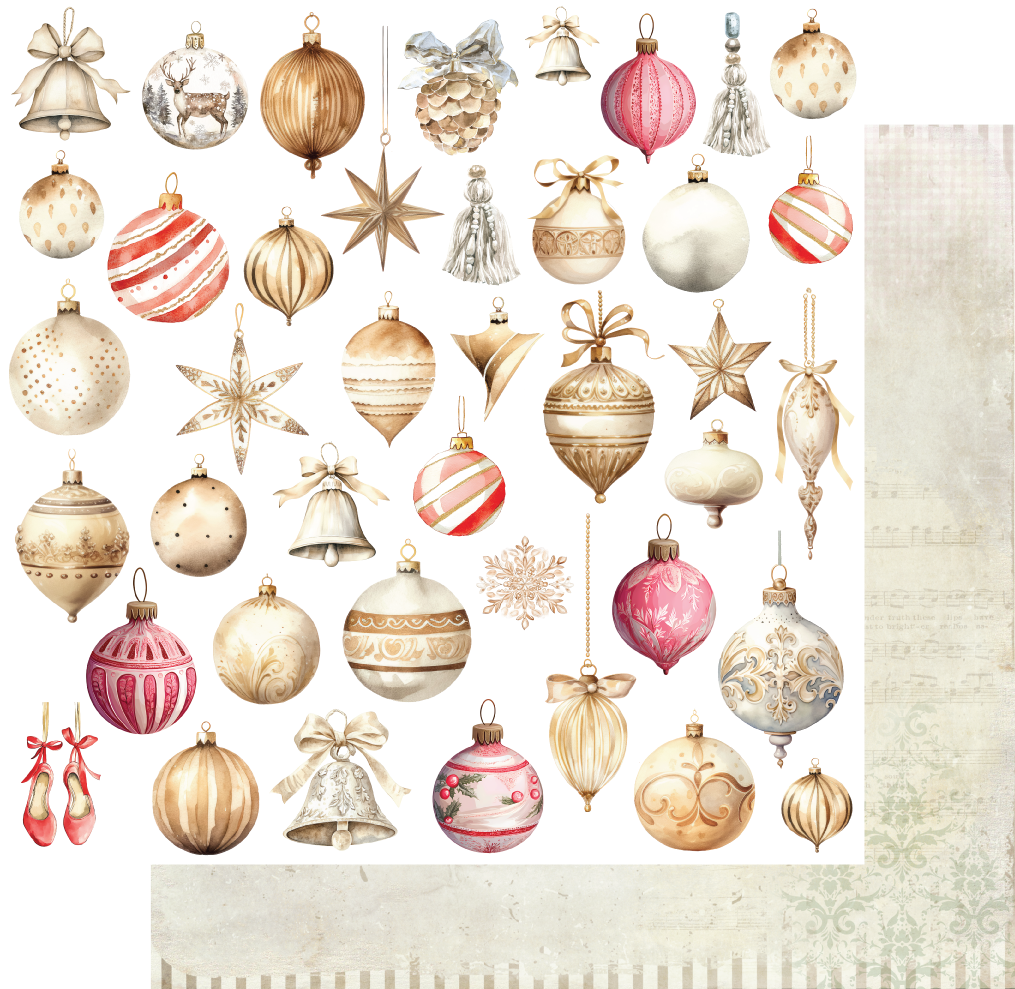 Vintage Baubles Paper