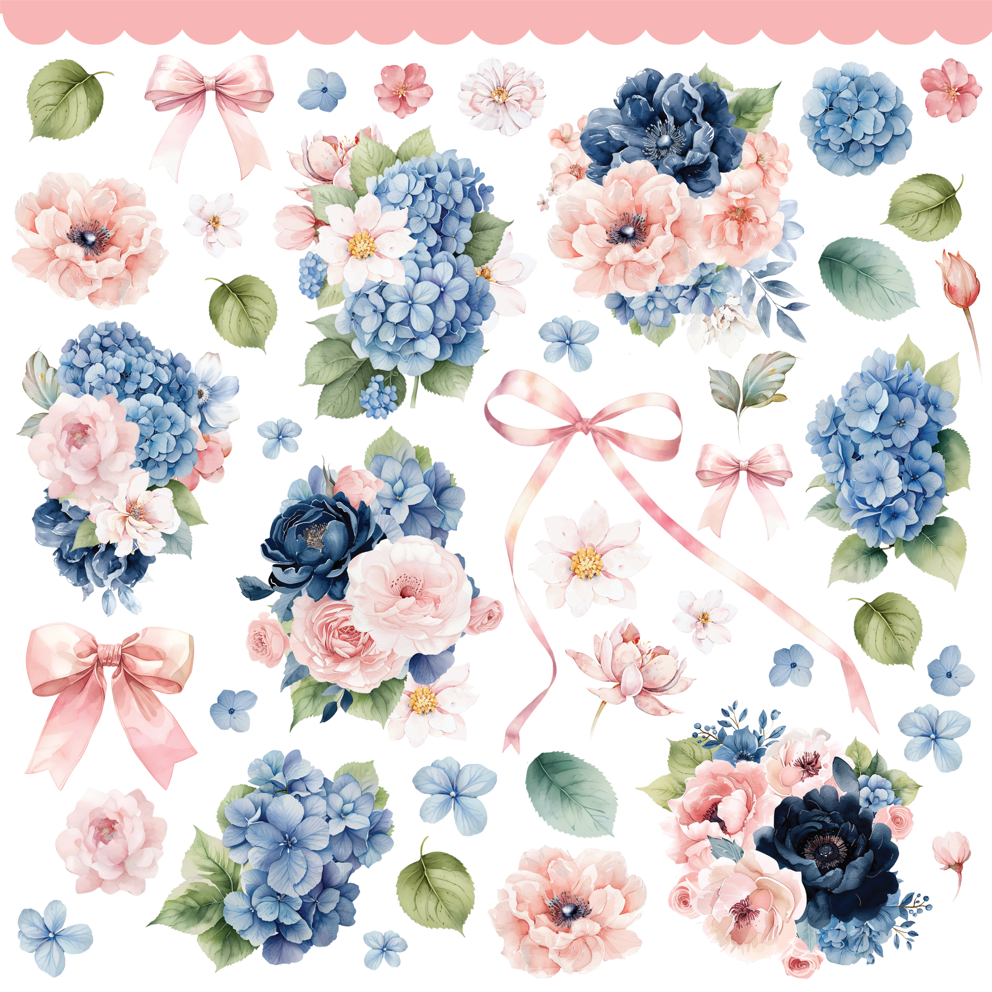 Hydrangea Paper