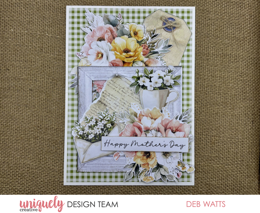 Mother's Day Florals Cut-a-Part Sheet