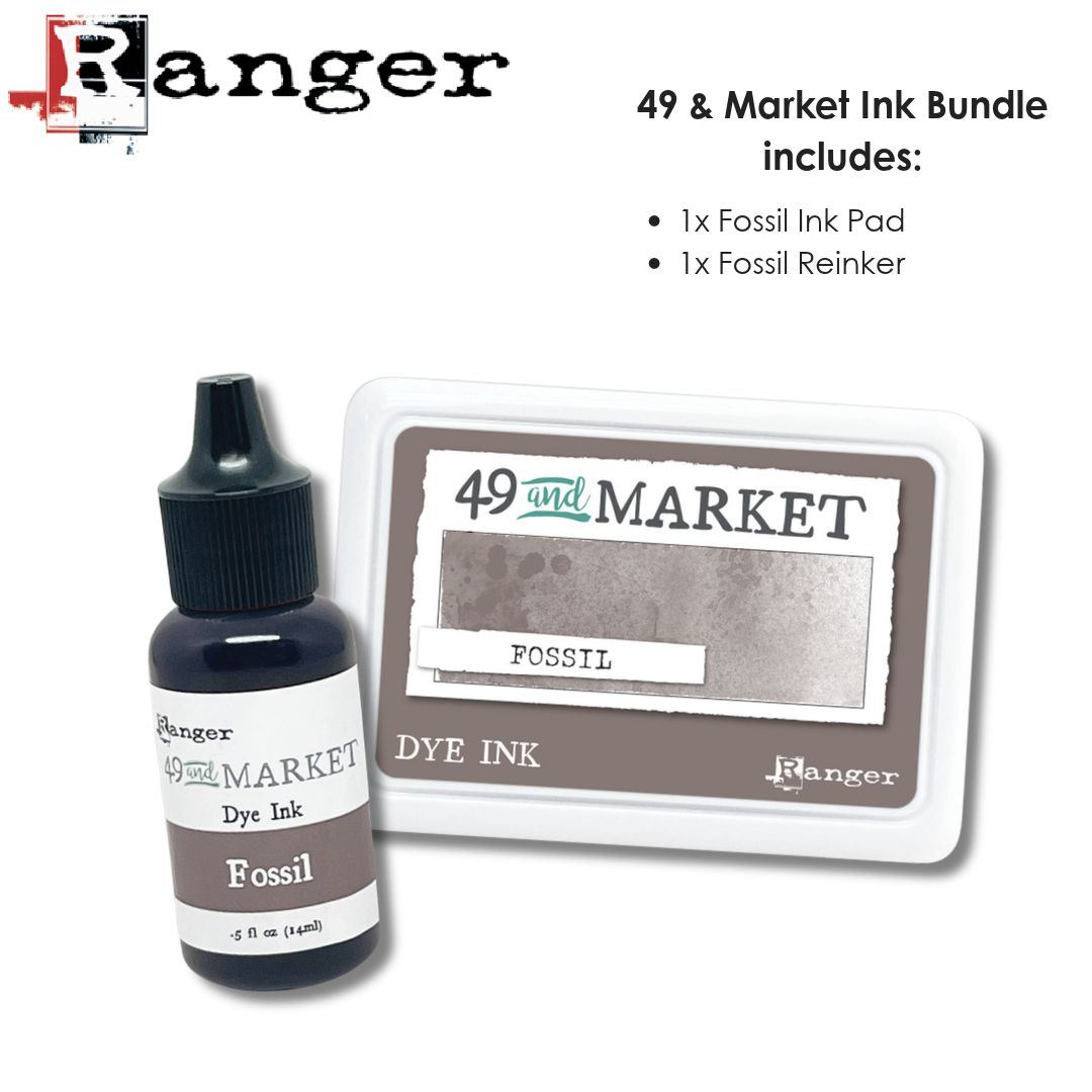 49 &amp; Market Ink Bundle - Fossil