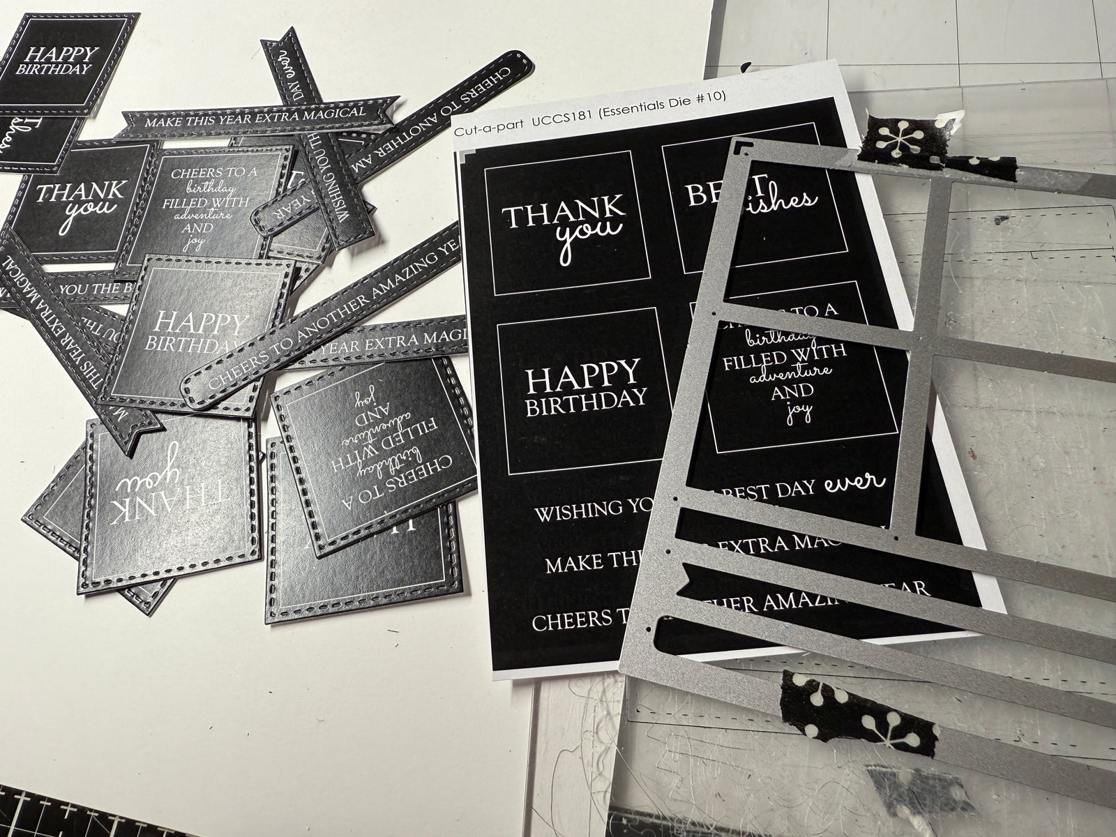 * Cut-a-Part Essentials #10 Die