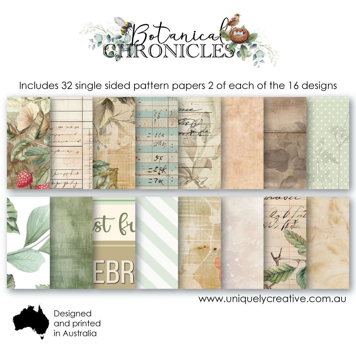 Botanical Chronicles 6 x 6 Collection Pack