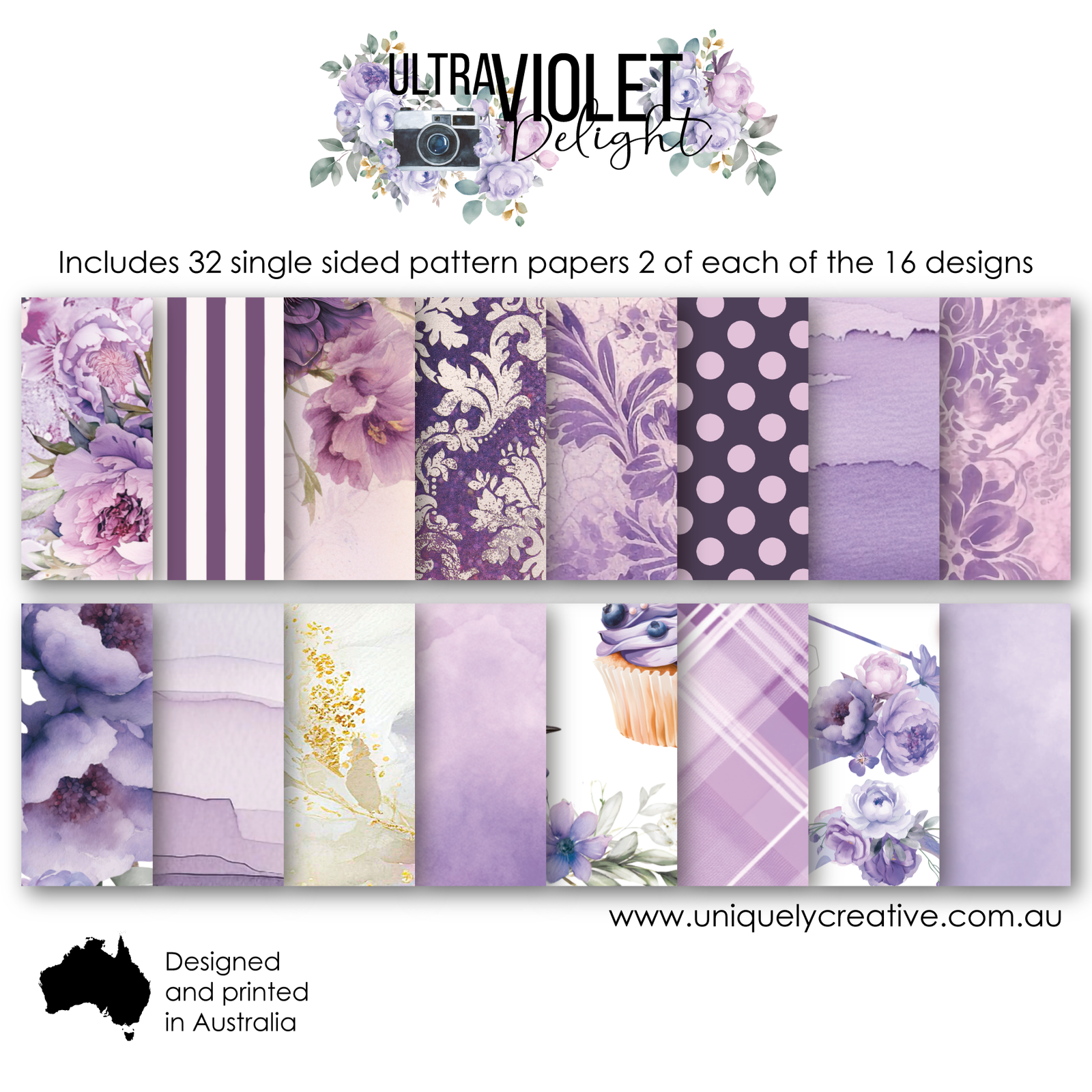 Ultraviolet Delight 6 x 6 Collection Pack