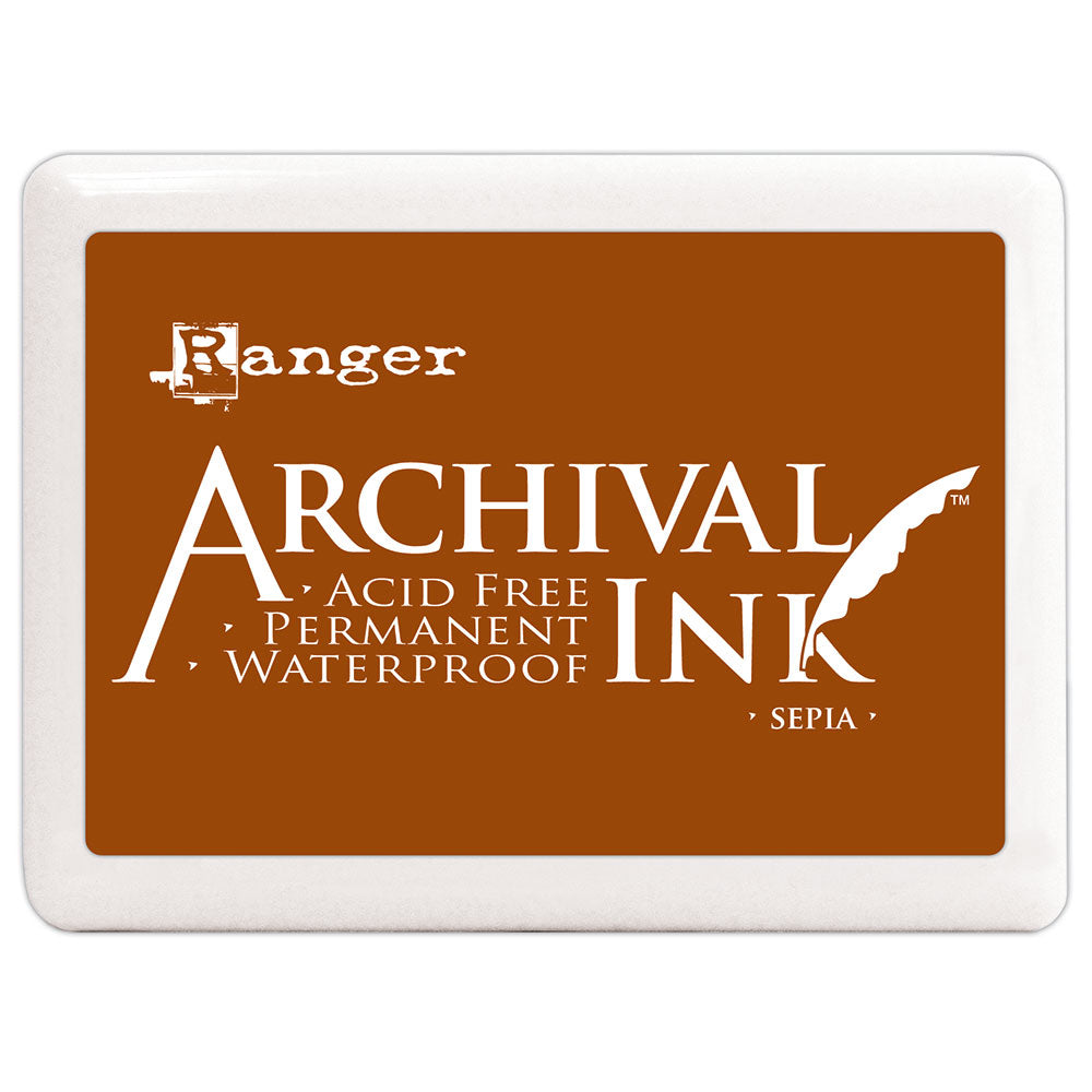 Archival Jumbo Ink Pad - Sepia
