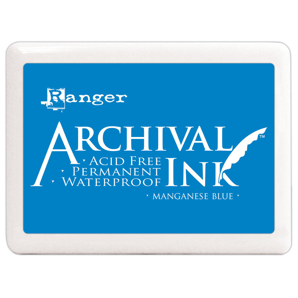 Archival Jumbo Ink Pad - Manganese Blue