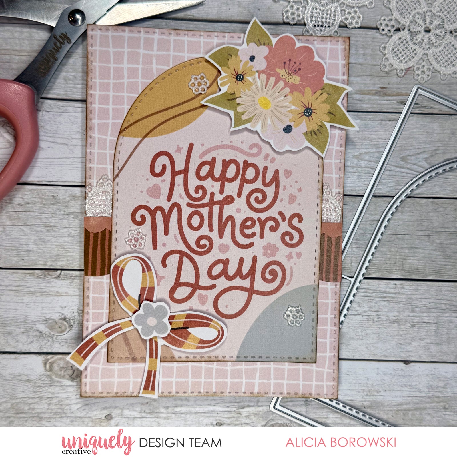 Mother's Day Boho Card Making Elements Cut-a-Part Sheet