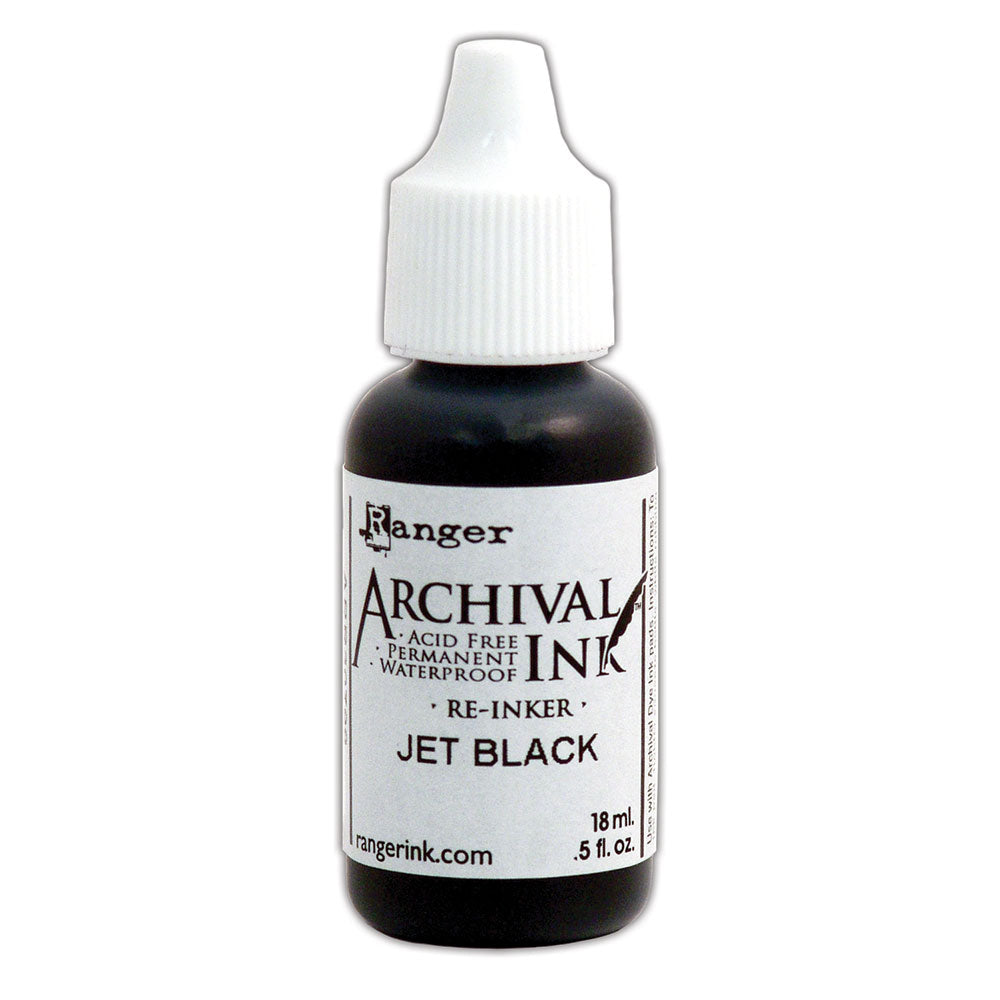 Archival Ink Pad Reinker - Jet Black