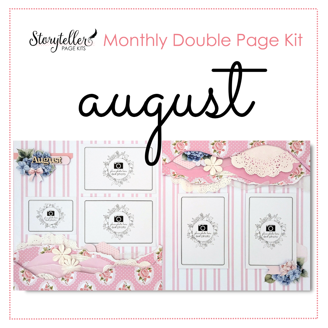 August 2025 Storyteller Page Kit