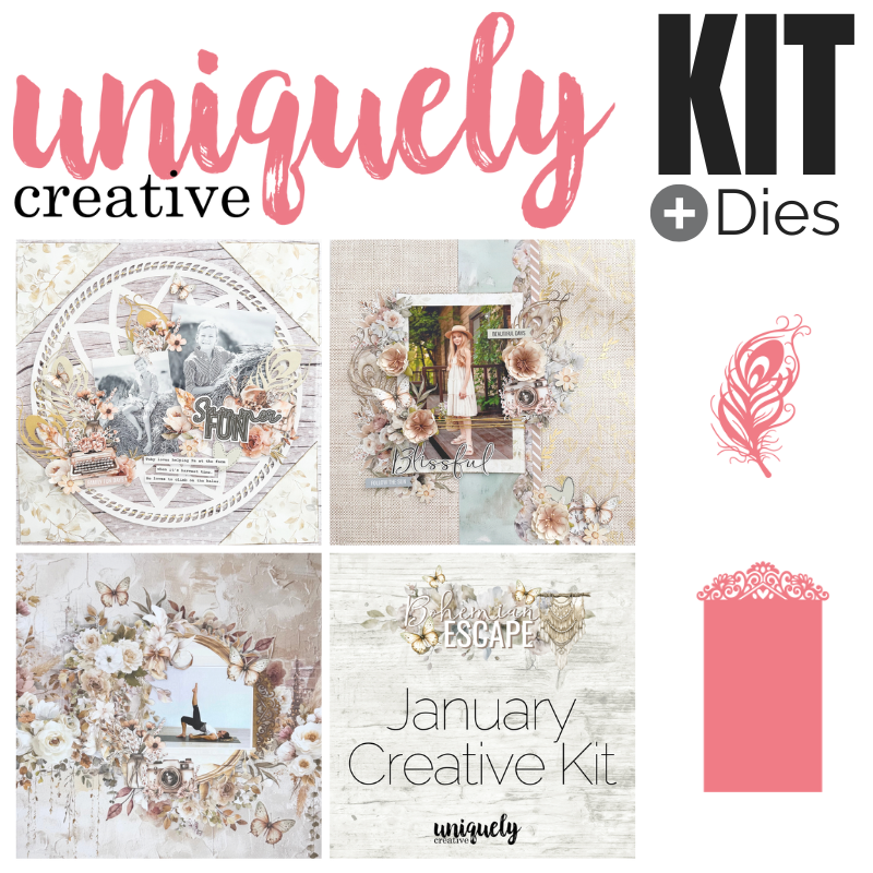 Bohemian Escape Creative Kit + Add-On Dies