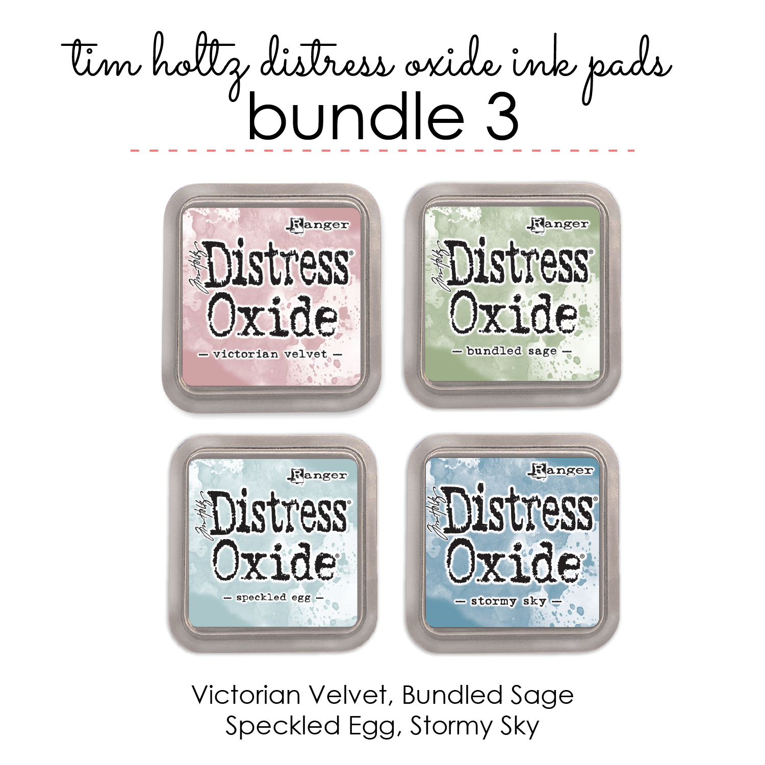 Tim Holtz Distress Oxide Ink Pads - Bundle 3