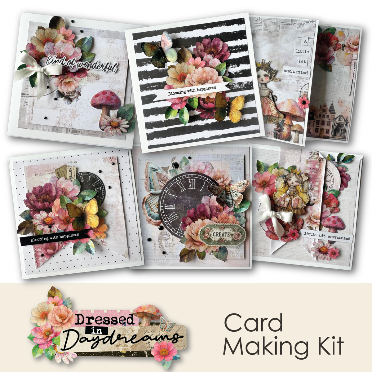 Card Pattern Kits Card Making Kits Australia | Uniquely Creative