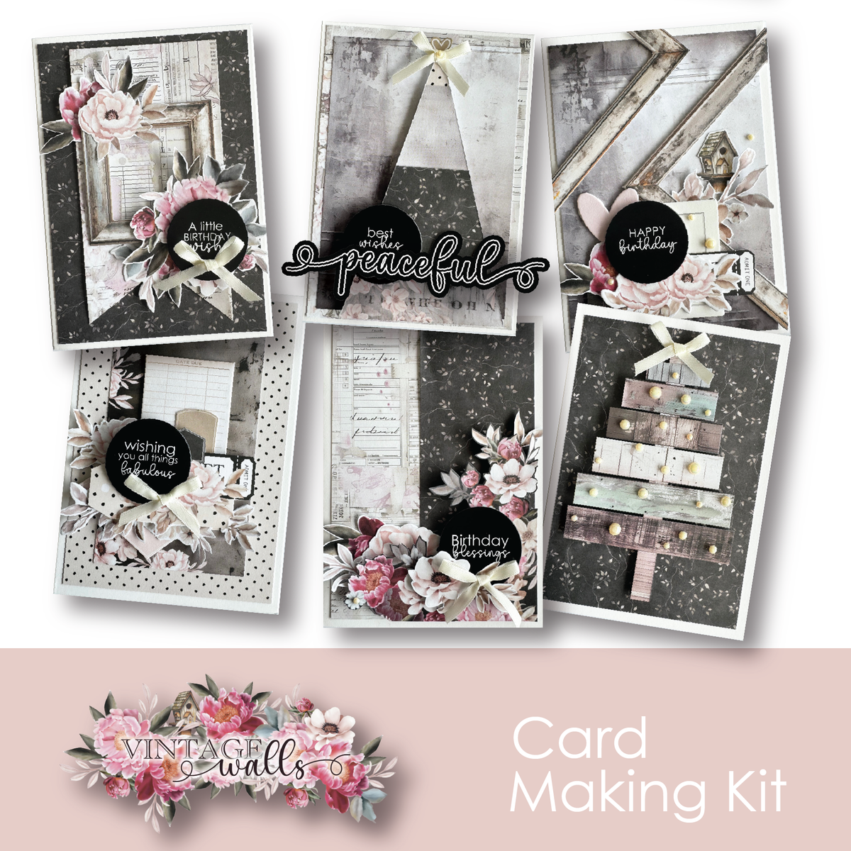 Vintage Walls Card Making Kit