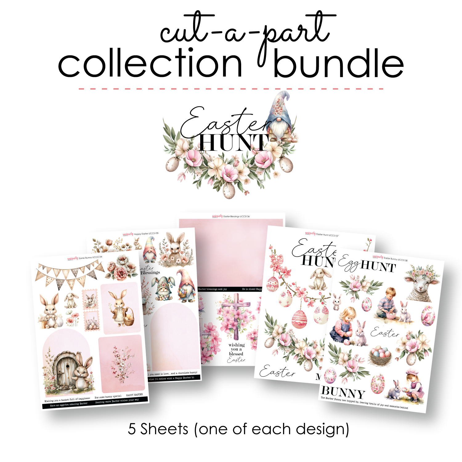 Easter Hunt Cut-a-Part Collection Bundle