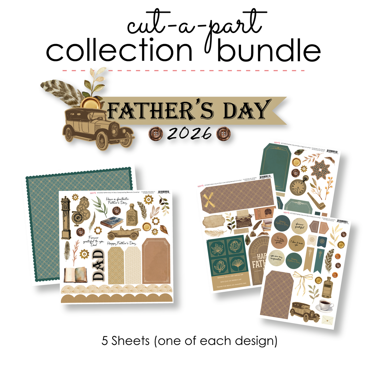 Father's Day 2026 Cut-a-Part Collection Bundle