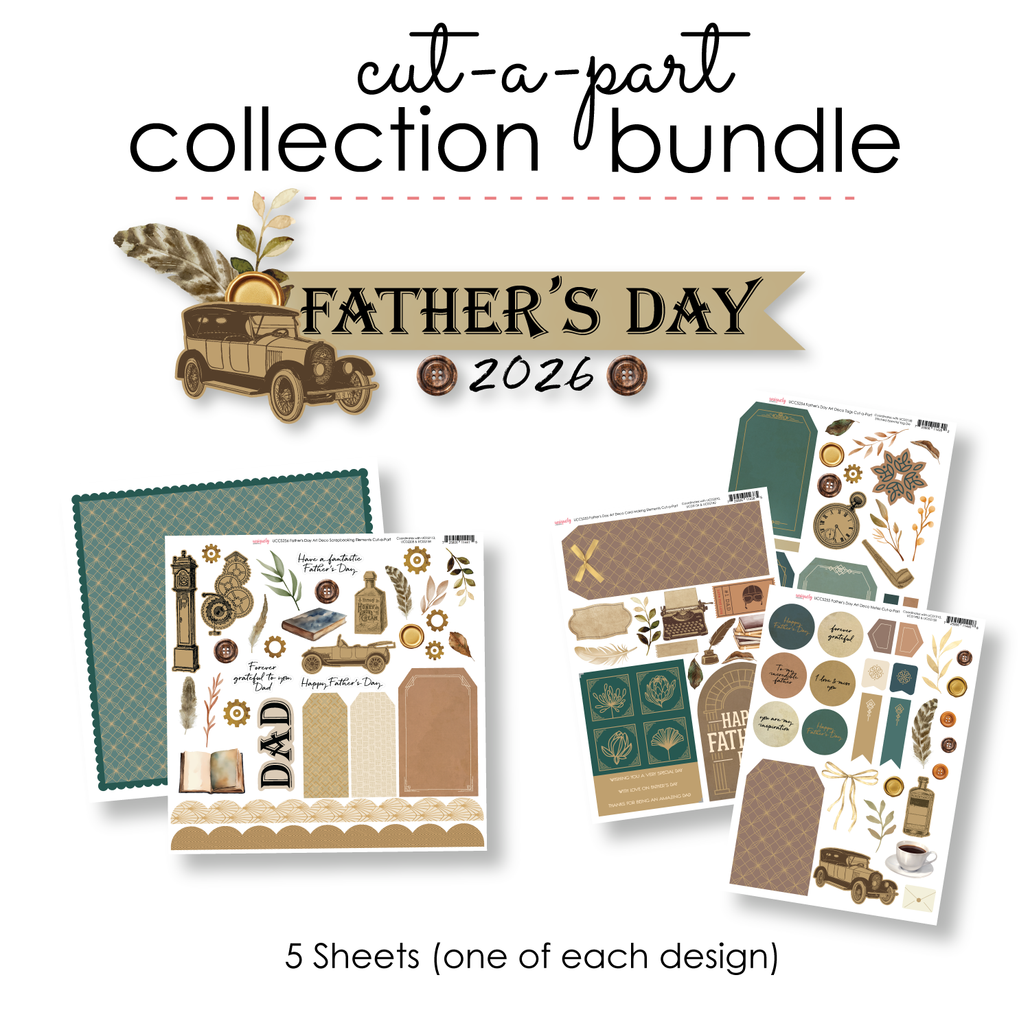 Father's Day 2026 Cut-a-Part Collection Bundle