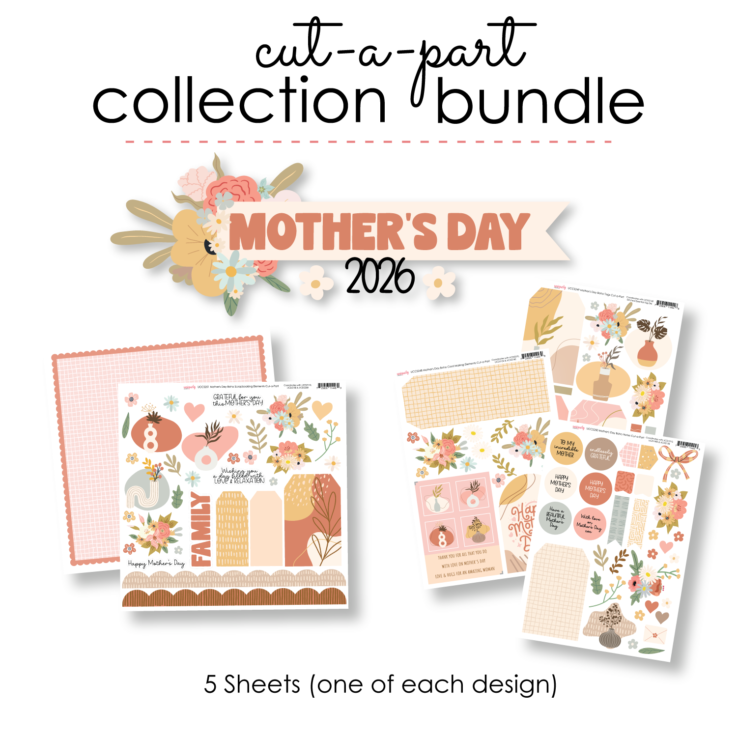 Mother's Day 2026 Cut-a-Part Collection Bundle