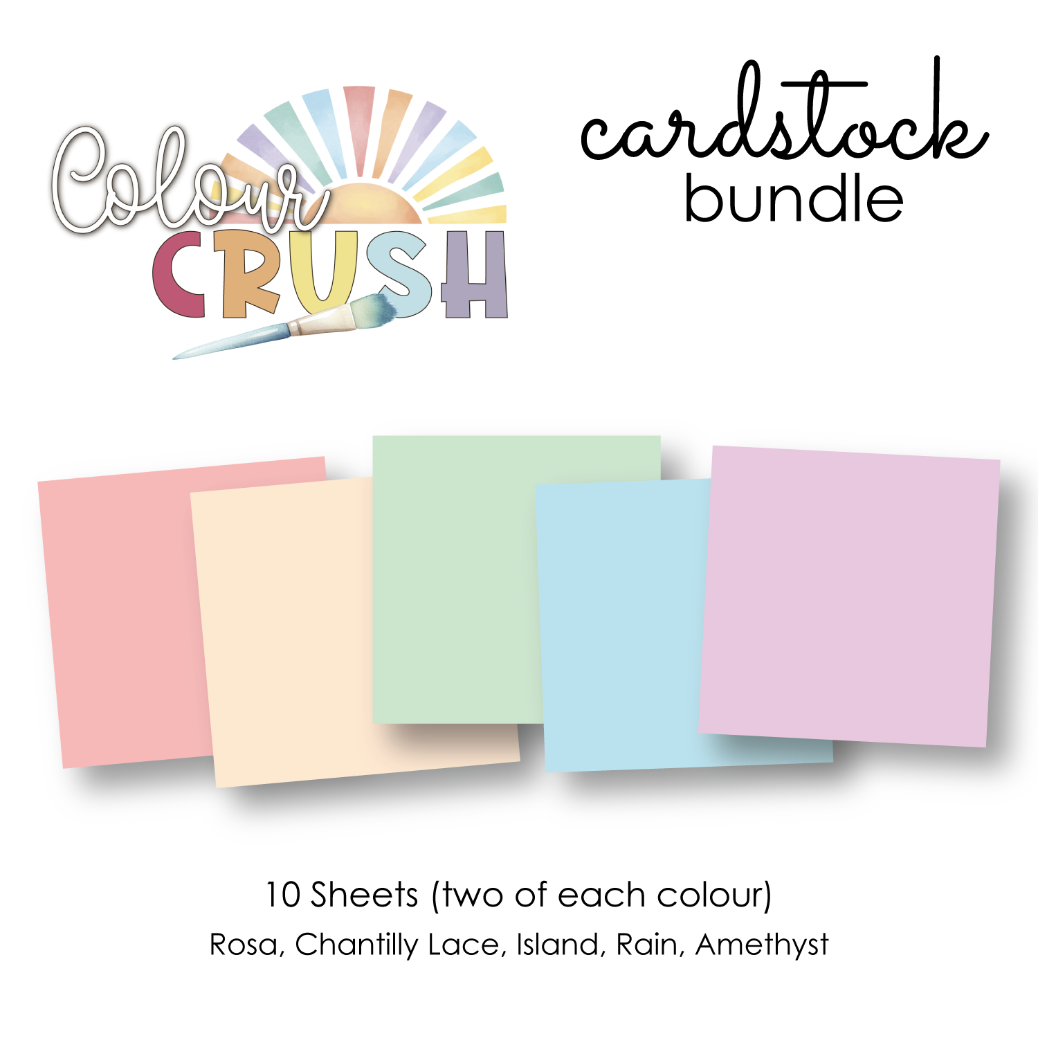 12 x 12 Colour Crush Cardstock Bundle