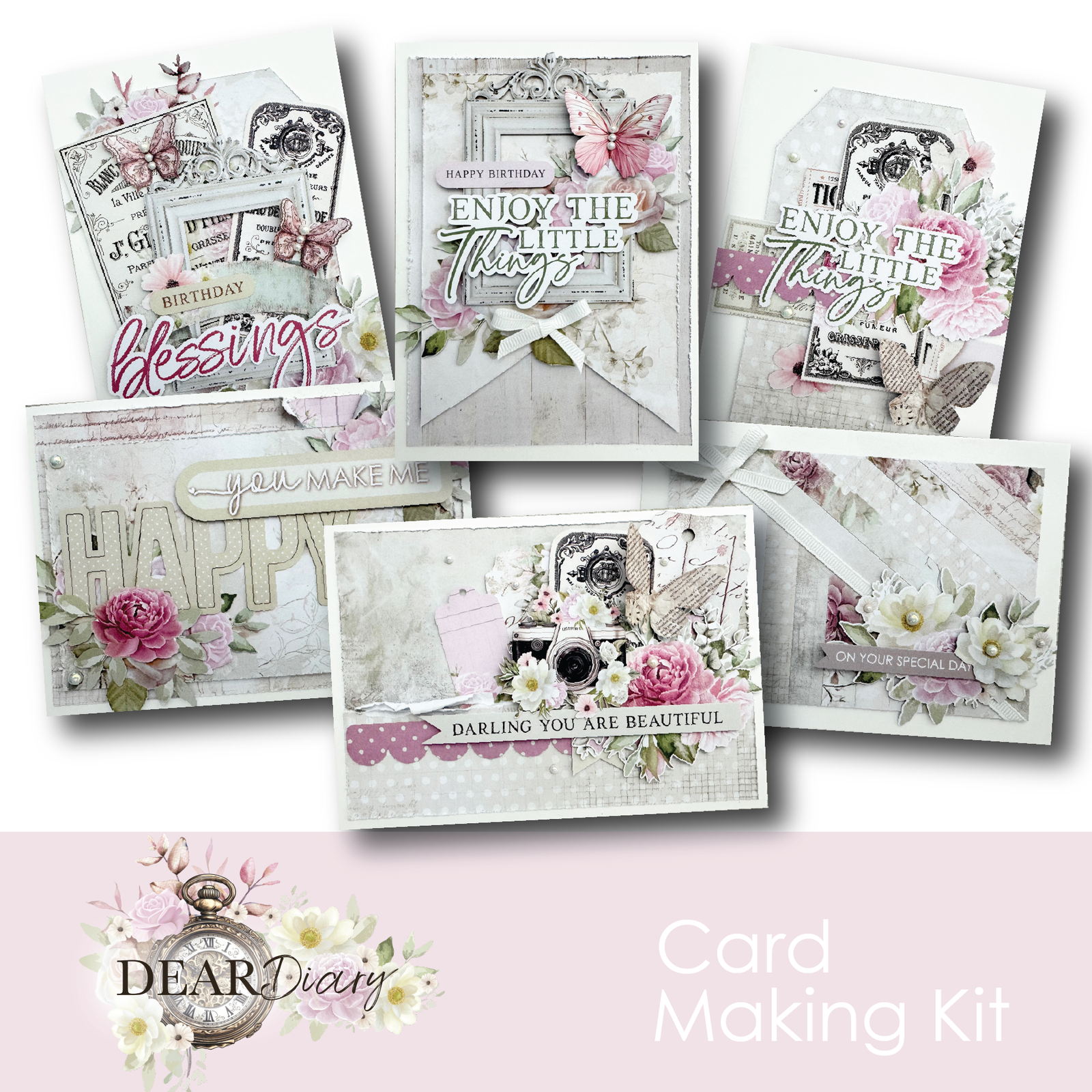 Dear Diary Card Making Kit