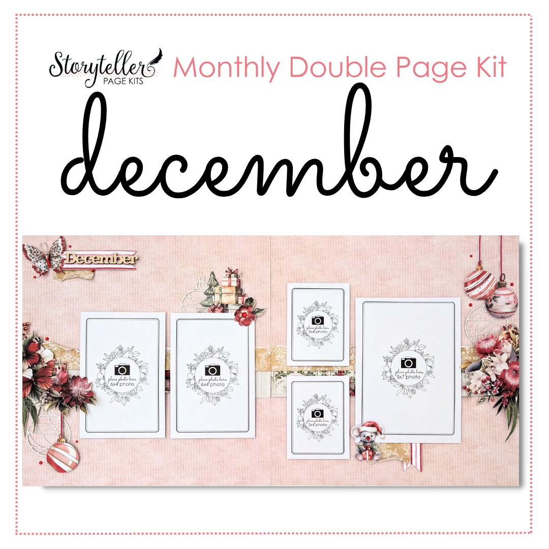 December 2025 Storyteller Page Kit