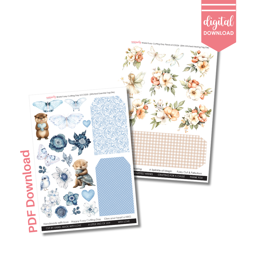 World Fussy Cutting Day 2025 Cut-a-Part Collection Bundle - Digital Download