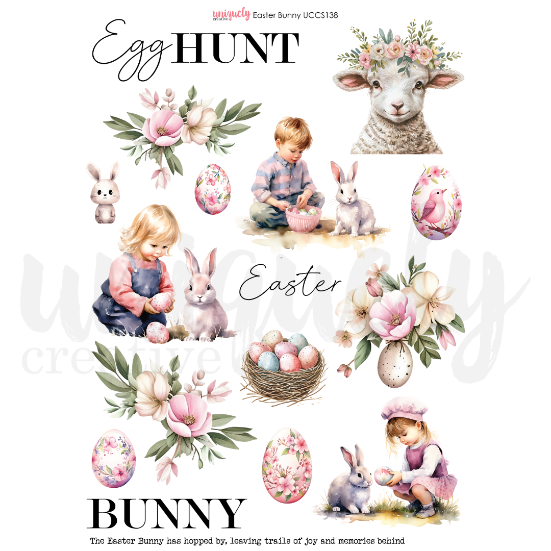 Easter Bunny Cut-a-Part Sheet