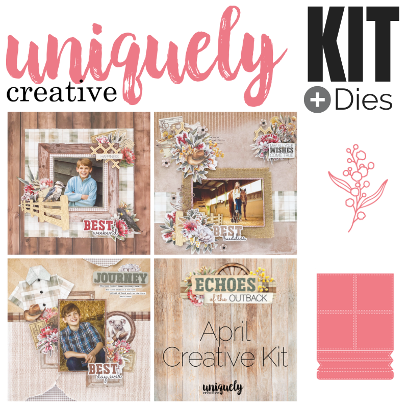 Echoes of the Outback Creative Kit + Add-On Dies