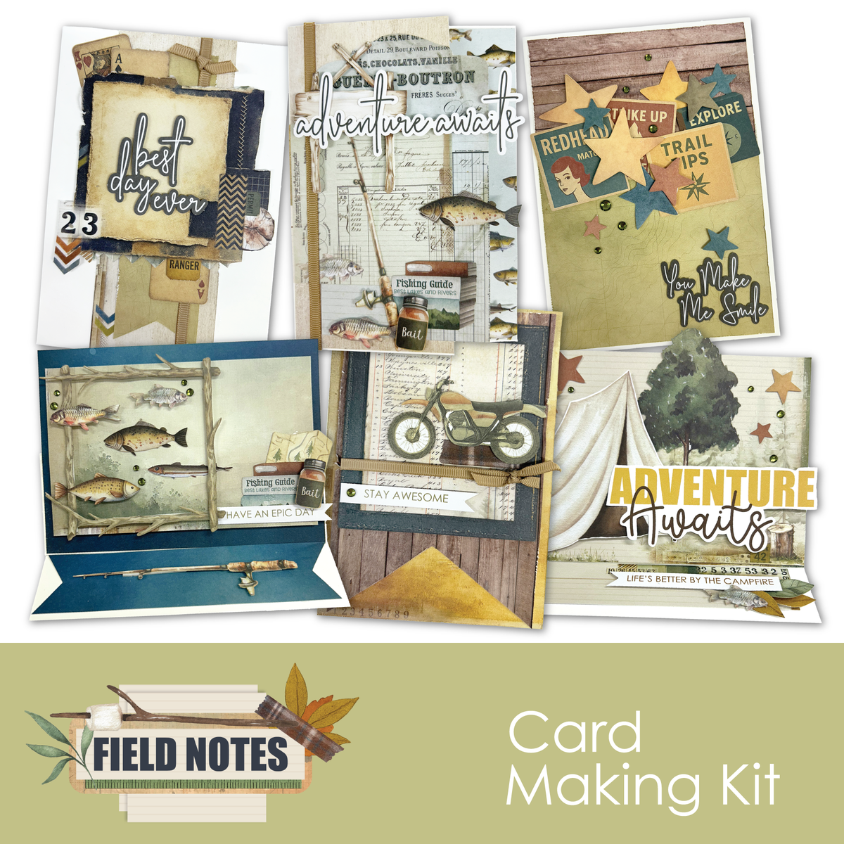 Field Notes Card Making Kit - Uniquely Creative