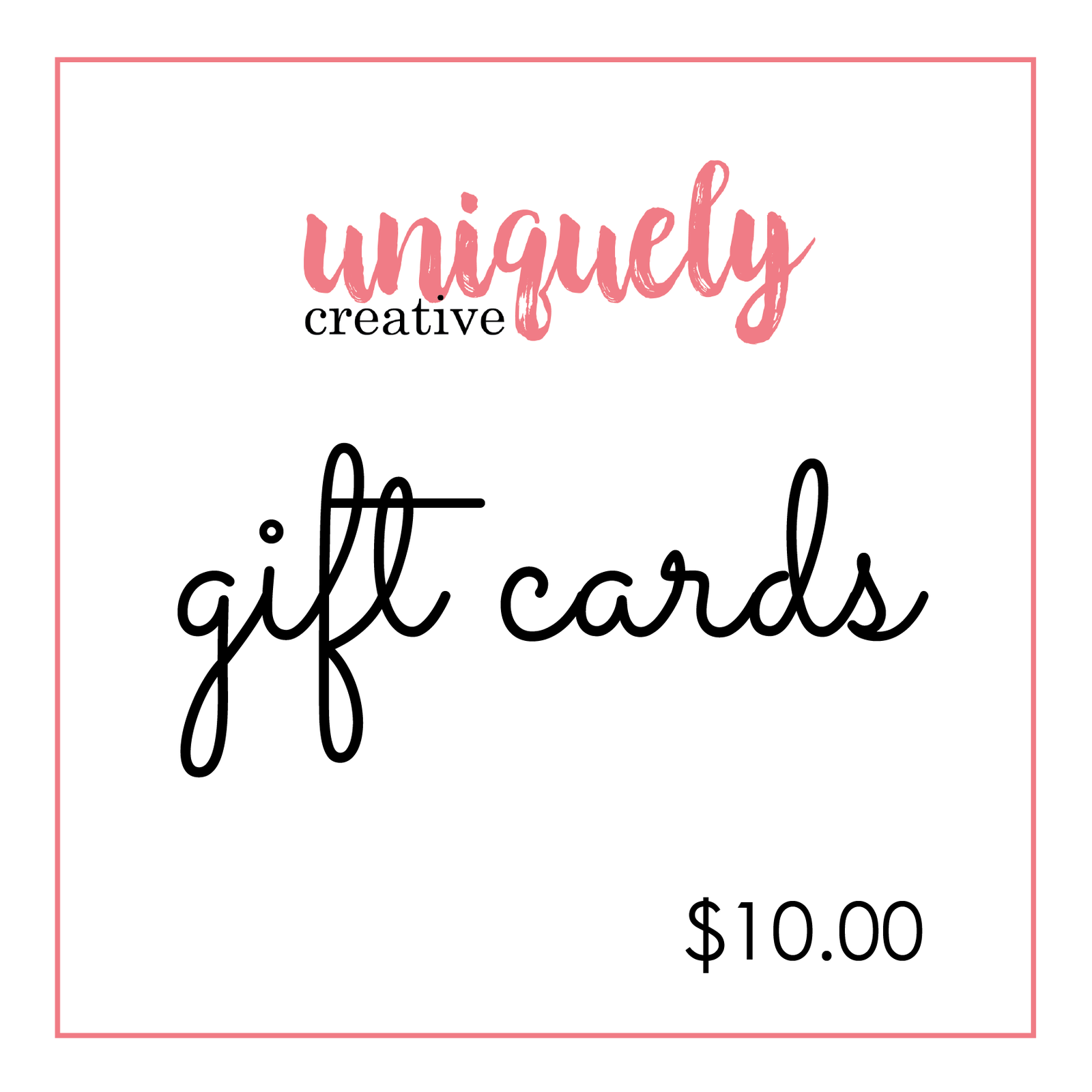 $10.00 Gift Card