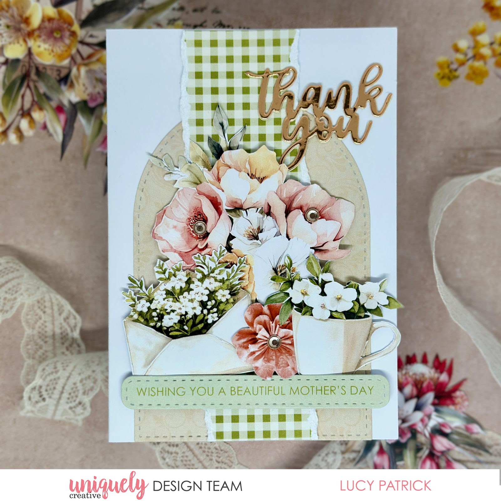 Mother's Day Card Making Elements Cut-a-Part Sheet