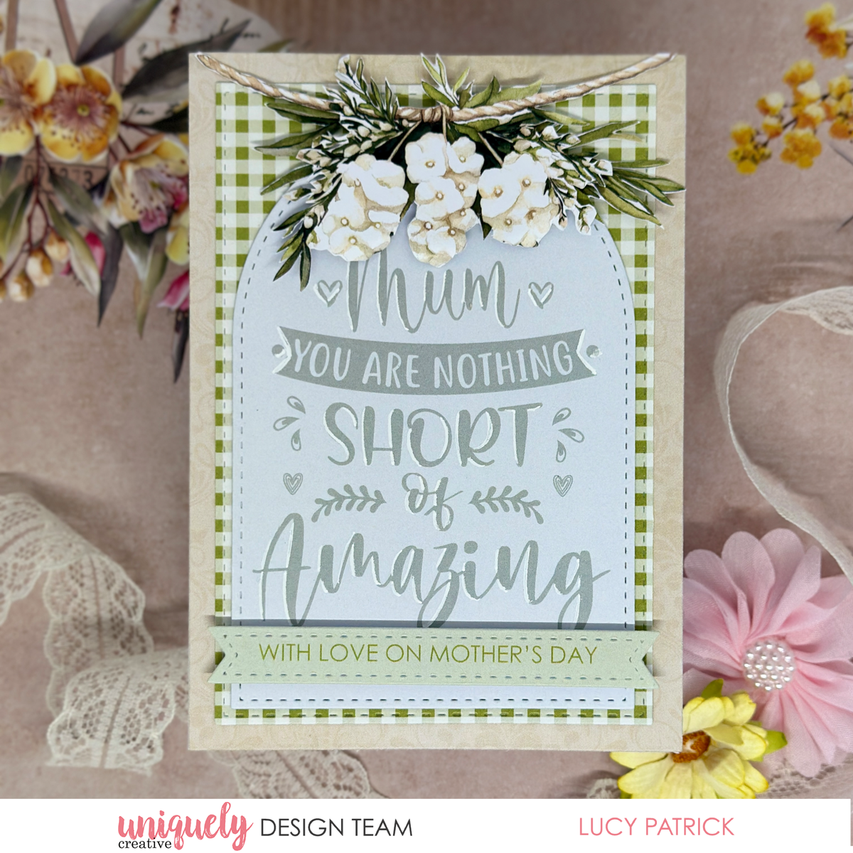 Mother's Day Card Making Elements Cut-a-Part Sheet