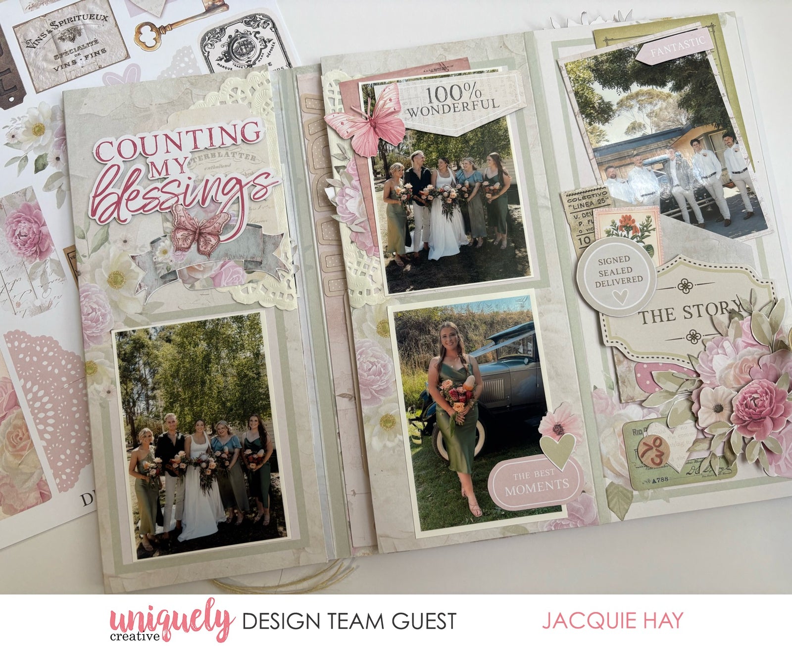 Dear Diary Slimline Fold-Out Album