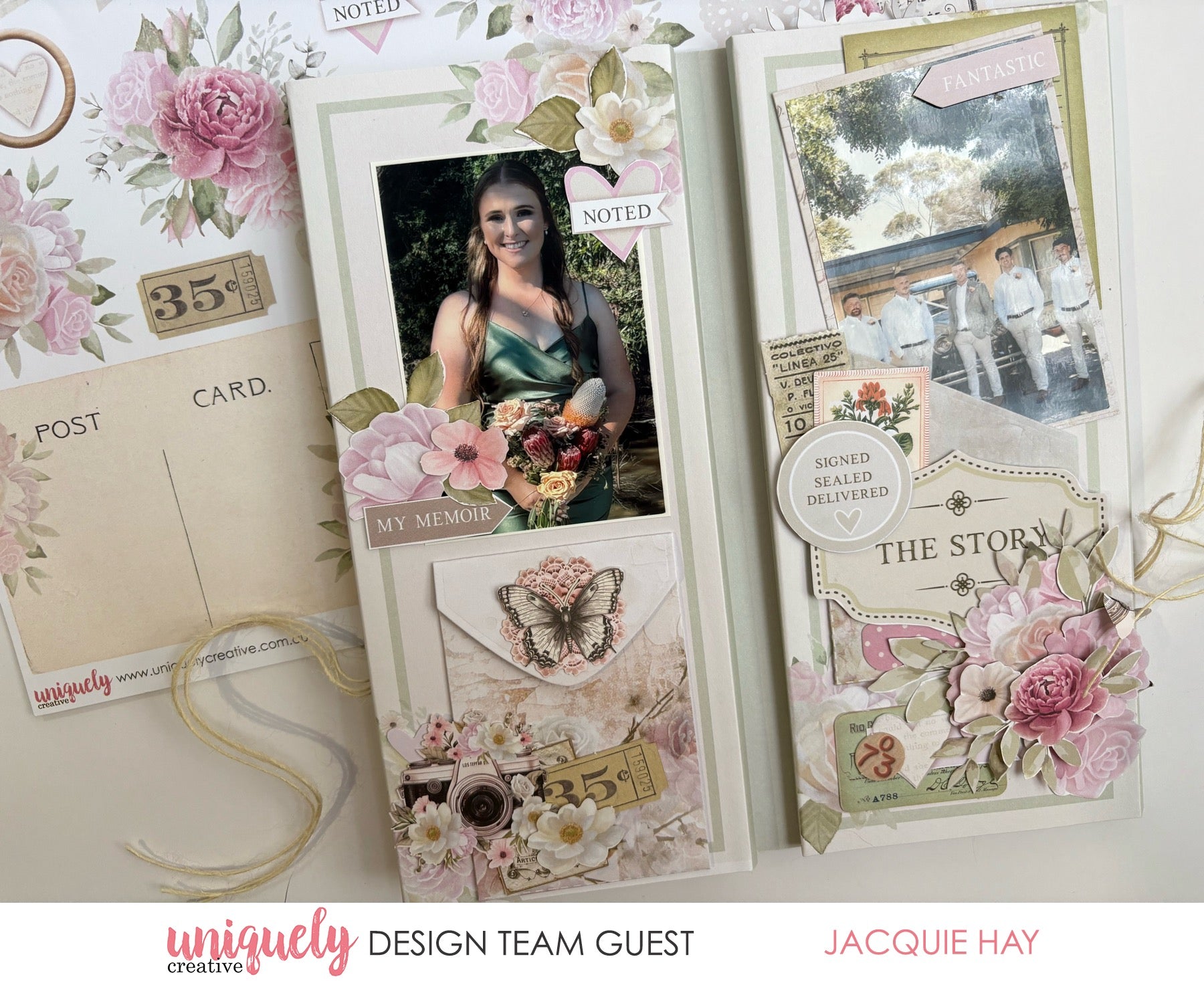 Dear Diary Slimline Fold-Out Album