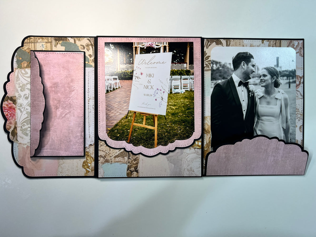 6" x 8" Flip Folio Album - Black