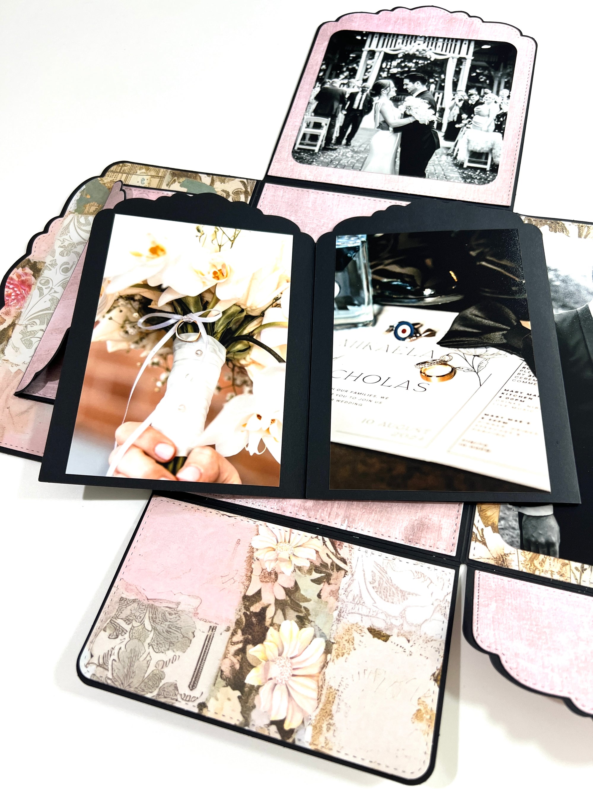 6" x 8" Flip Folio Album - Black