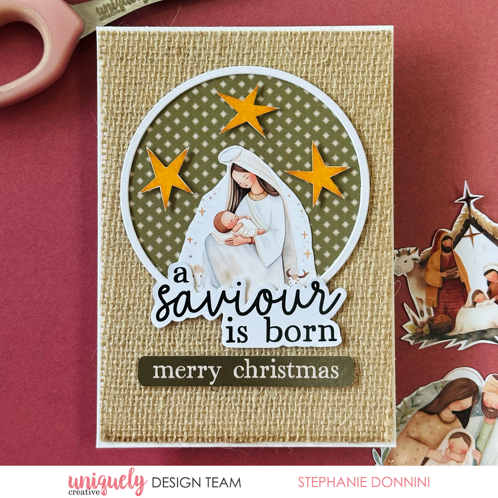Christmas Peace Cut-a-Part Sheet