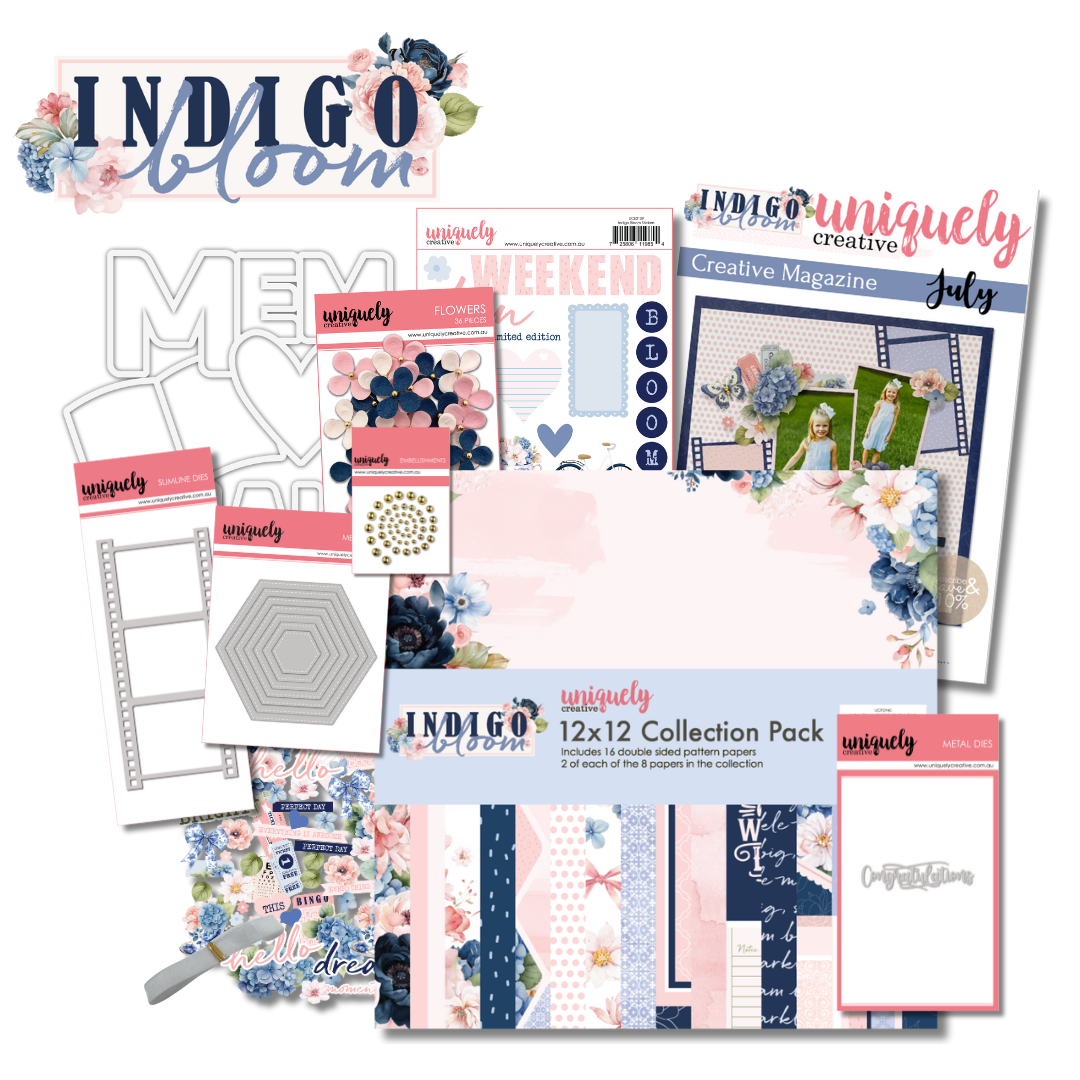 Indigo Bloom Creative Kit + Add-On Dies