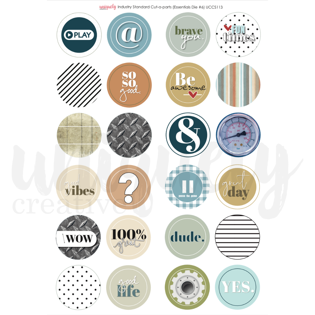 Industry Standard Cut-a-Part Sheet