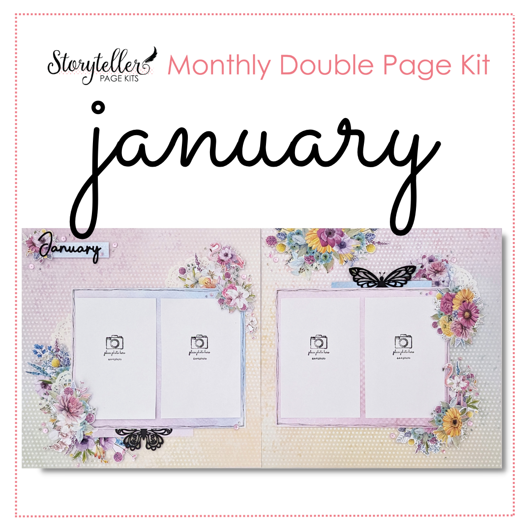 January 2024 Storyteller Page Kit